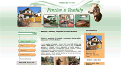 Desktop Screenshot of pensionuvenduly.cz