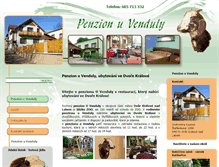 Tablet Screenshot of pensionuvenduly.cz
